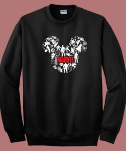 Marvel Mickey Funny Shape 80s Sweatshirt