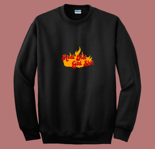 Megan Thee Stallion Real Hot Girl Flame 80s Sweatshirt