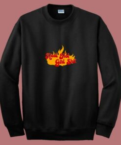 Megan Thee Stallion Real Hot Girl Flame 80s Sweatshirt