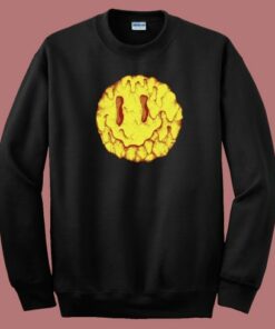 Melty Smiley Face 80s Sweatshirt