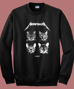 Meowtallica Catanism Parody Sweatshirt Meowtallica Catanism Parody Sweatshirt
