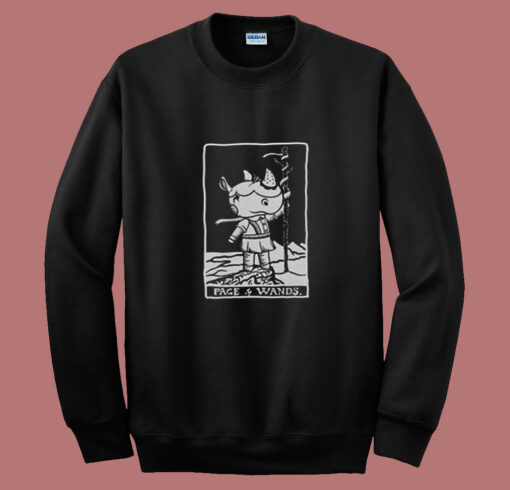 Merengue As Page Of Wands 80s Sweatshirt