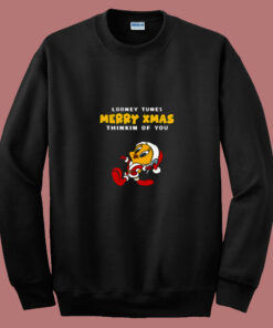 Merry Christmas With Funny Looney Tunes 80s Sweatshirt Merry Christmas With Funny Looney Tunes 80s Sweatshirt