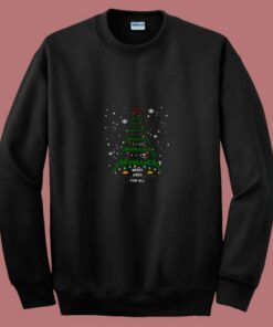 Merry Xmas For All Metallica Christmas 80s Sweatshirt