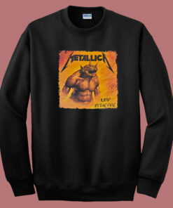 Metallica Jump In The Fire Album Sweatshirt Metallica Jump In The Fire Album Sweatshirt
