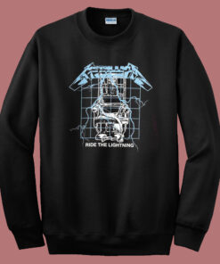 Metallica Ride The Lightning Puff Sweatshirt Metallica Ride The Lightning Puff Sweatshirt