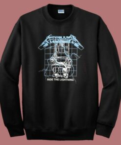 Metallica Ride The Lightning Puff Sweatshirt