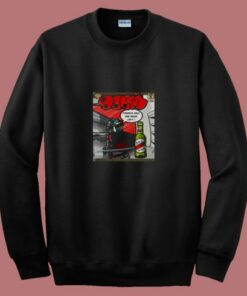 Mf Doom One Beer Comic 80s Sweatshirt