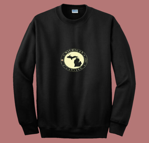 Michigan Lansing Retro 80s Sweatshirt