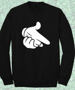 Mickey Hand Gun Sweatshirt Mickey Hand Gun Sweatshirt