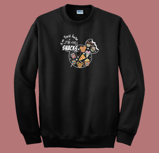 Mickey In Here For Snack Funny 80s Sweatshirt