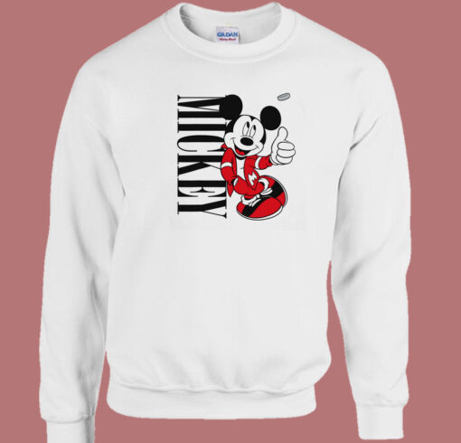 Mickey Mouse Cool Guy 80s Sweatshirt