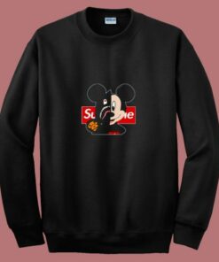 Mickey Mouse Disney Cartoon Camuflage 80s Sweatshirt