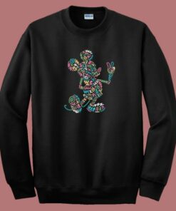 Mickey Mouse Sprinkle 80s Sweatshirt