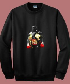 Mike Tyson Iron The Champ Boxing Legend 80s Sweatshirt