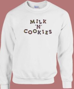 Milk N Cookies Unisex 80s Sweatshirt 1 Milk N Cookies Unisex 80s Sweatshirt 2