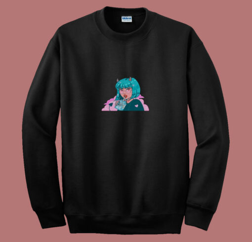 Milky Monster Girl 80s Sweatshirt