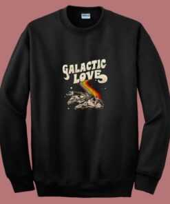 Millennium Falcon Galactic Love 80s Sweatshirt