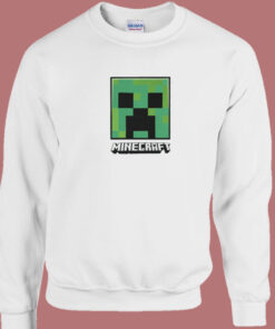 Minecraft Creeper Face Sweatshirt 1