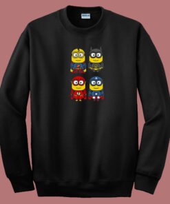 Minions Superheroes 80s Sweatshirt Minions Superheroes 80s Sweatshirt