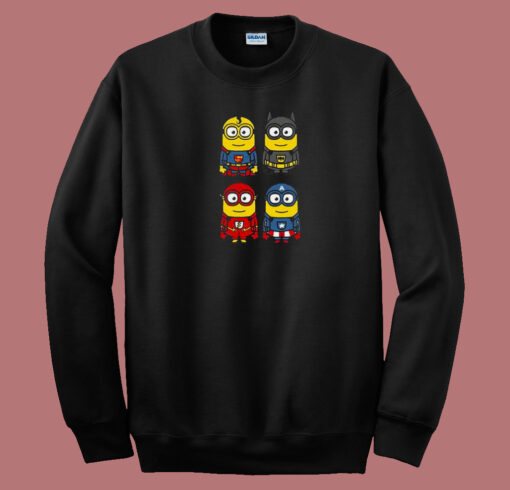 Minions Superheroes 80s Sweatshirt