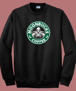 Moonbucks Coffee Funny 80s Sweatshirt Moonbucks Coffee Funny 80s Sweatshirt