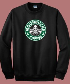 Moonbucks Coffee Funny 80s Sweatshirt