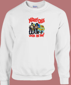 Motley Crue Scooby Doo Sweatshirt On Sale