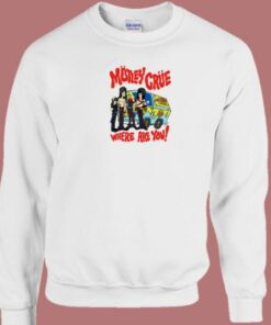 Motley Crue Scooby Doo Sweatshirt On Sale