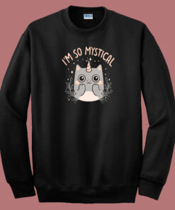 Mystical Kitty Funny 80s Sweatshirt Mystical Kitty Funny 80s Sweatshirt