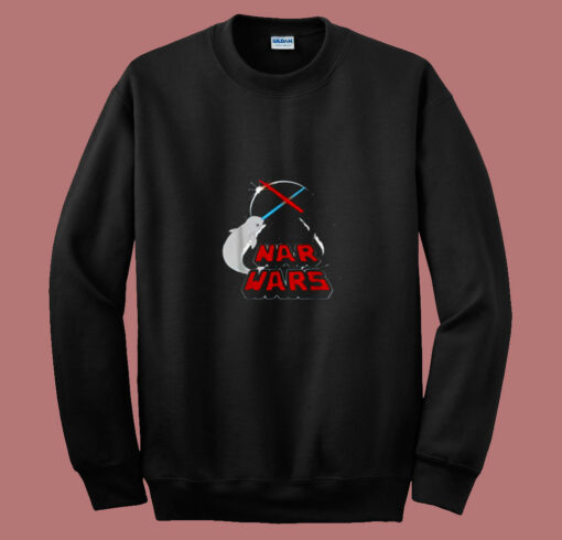 Nar Wars Parody Funny Narwhals Lover 80s Sweatshirt