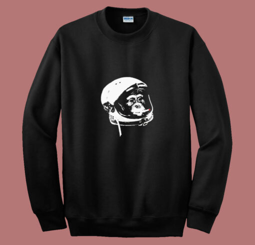 Nasa Monkey Smoking Astronaut Space 80s Sweatshirt