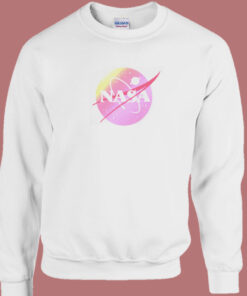 Nasa Pastel Colour 80s Sweatshirt 1