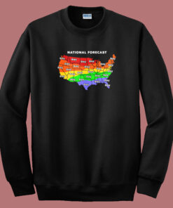 National Forecast Map Gay Sweatshirt On Sale National Forecast Map Gay Sweatshirt On Sale