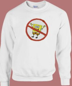National No Spongebob Day Sweatshirt 1 National No Spongebob Day Sweatshirt 2