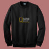 National Sarcastic Society Humorous Satirical Parody 80s Sweatshirt