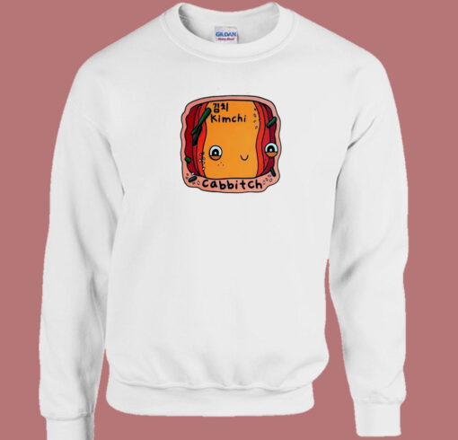 Nice Kimchi Cabbitch 80s Sweatshirt