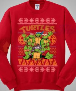 Ninja Turtles TMNT Christmas Sweater 1 Ninja Turtles TMNT Christmas Sweater 3