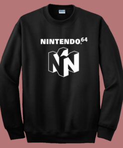 Nintendo 64 Vintage Sweatshirt Nintendo 64 Vintage Sweatshirt