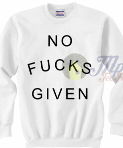 No Fucks Given Crewneck Sweatshirt 1
