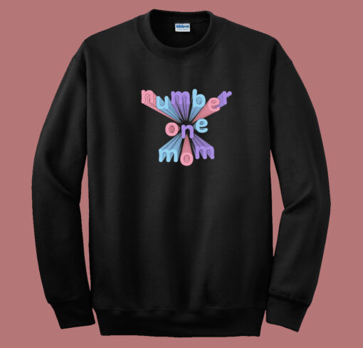 Number One Mom 80s Sweatshirt