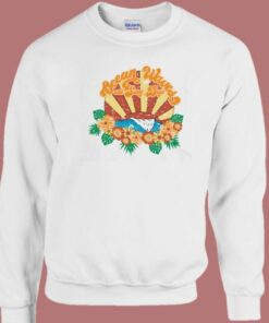 Ocean Waves Sunny Days 80s Sweatshirt 2