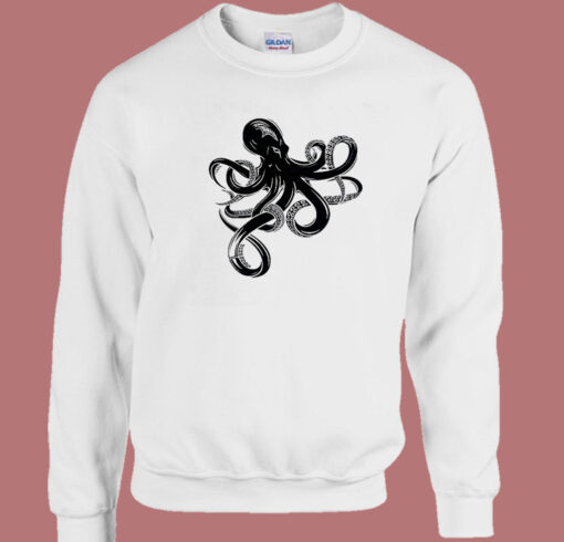 Octopus Cruise Ship Graphic Sweatshirt