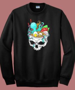 Octopus Skull Ramen 80s Sweatshirt
