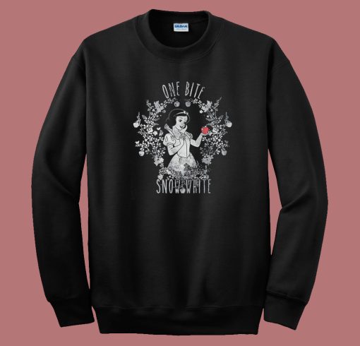 One Bite Snow White 80s Sweatshirt One Bite Snow White 80s Sweatshirt