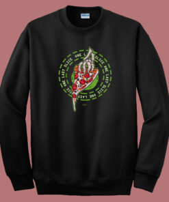 One Last Slice Pizza Skeletons 80s Sweatshirt One Last Slice Pizza Skeletons 80s Sweatshirt