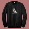 Ovo Holiday Santa Owl Funny 80s Sweatshirt