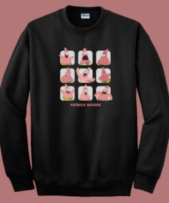 Patrick Star Moods 80s Sweatshirt