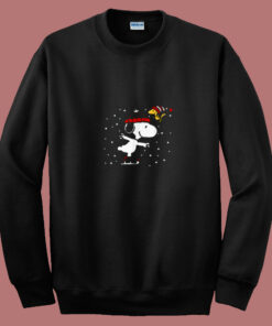 Peanuts Snoopy And Woodstock Skate Holiday 80s Sweatshirt Peanuts Snoopy And Woodstock Skate Holiday 80s Sweatshirt