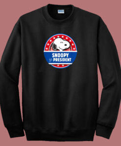 Peanuts Snoopy For President 80s Sweatshirt Peanuts Snoopy For President 80s Sweatshirt